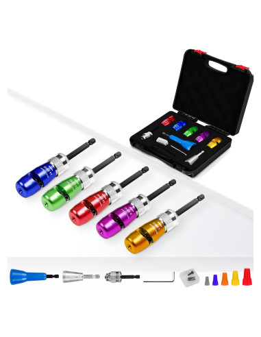 Destripador de Cables Eléctrico 5 PCS - 14-12-10-8-6AWG