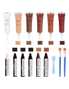 Kit de Reparación de Madera Kenbry - 12 Colores para Muebles