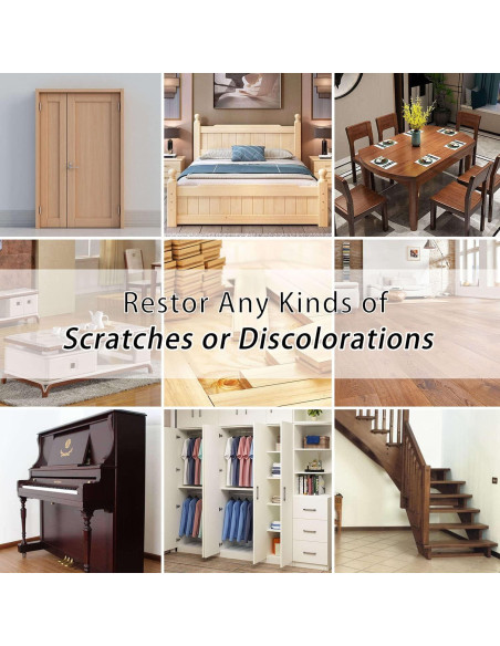 Kit de Reparación de Madera Lifreer 42 Piezas - Relleno y Marcadores