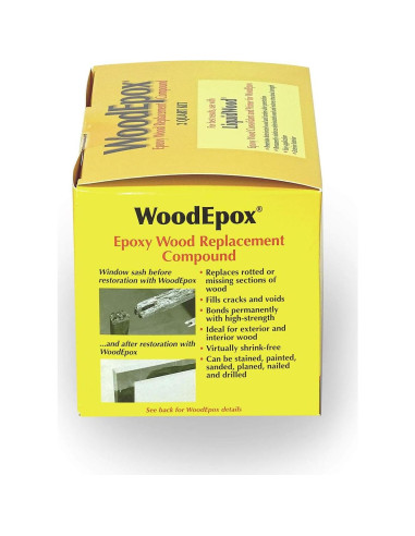 Masilla Epóxica Abatron WoodEpox 2 Cuartos para Madera