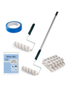 Kit de Rodillo de Pintura Mister Rui 9" (22.86 cm) 11 Piezas