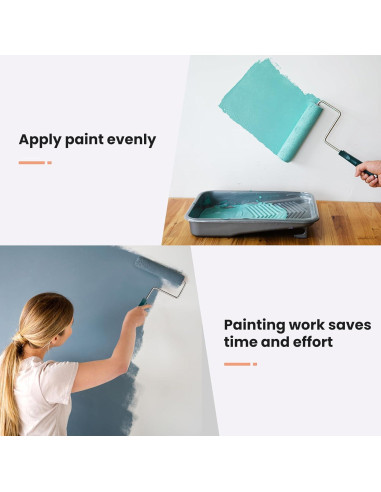 Kit de Rodillo de Pintura Mister Rui 9" (22.86 cm) 11 Piezas