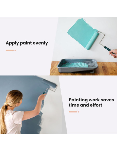 Kit de Rodillo de Pintura Mister Rui 9" (22.86 cm) 11 Piezas