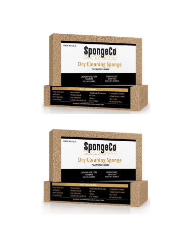 Esponja de Borrado SpongeCo - Limpieza en Seco 2 Paquete