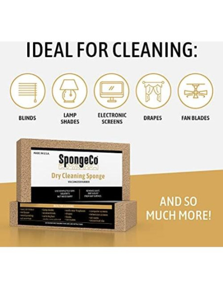 Esponja de Borrado SpongeCo - Limpieza en Seco 2 Paquete