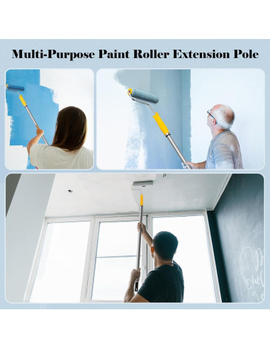 Kit de Rodillos de Pintura Mister Rui 10 Paquete Microfibra 9"