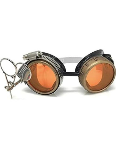 Gafas Steampunk UMBRELLALABORATORY con Lentes de Color