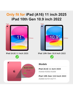 Funda DTTO para iPad 11" (A16) y 10.9" 10 Gen - Cuero Premium 2