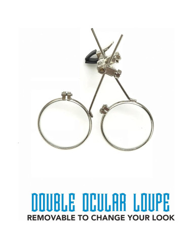 Gafas Steampunk Victoriano con Lentes de Lupa y Color