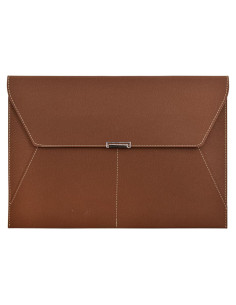 Carpeta de Documentos VANRA de Cuero Impermeable A4 Marrón