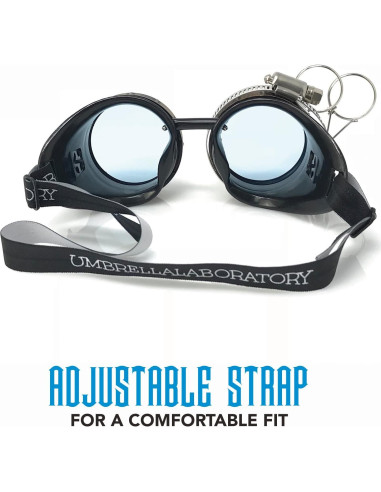 Gafas Steampunk Victoriano con Lentes de Lupa y Color