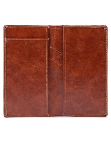 Cubierta de Chequera de Cuero Sintético Aurya con Divisor