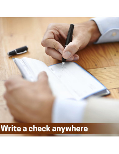 Cubierta de Chequera de Cuero Sintético Aurya con Divisor