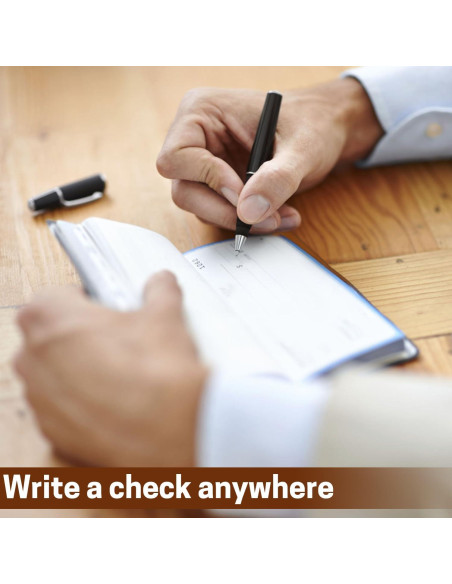 Cubierta de Chequera de Cuero Sintético Aurya con Divisor