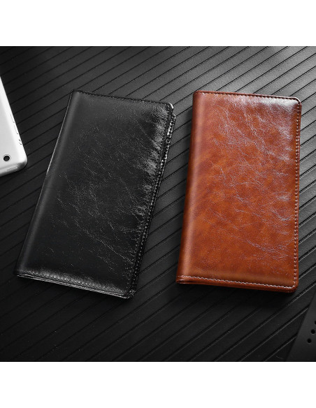 Cubierta de Chequera de Cuero Sintético Aurya con Divisor