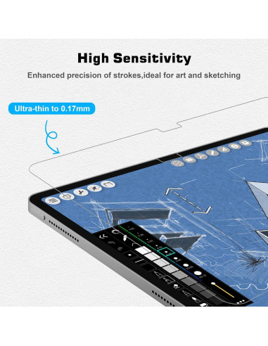 Protector de Pantalla FOJOJO para iPad 10/11 Gen Mate