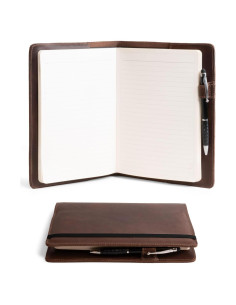 Funda de Cuaderno Leuchtturm A5 Hide & Drink Cuero Marrón