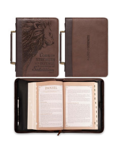 Cubierta de Biblia Christian Art Gifts XL Cuero Sintético Marrón 2