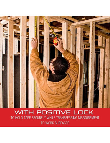 Cinta Métrica Retráctil Starrett Exact Plus 4.88 m Nylon