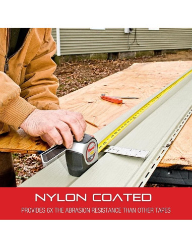 Cinta Métrica Retráctil Starrett Exact Plus 4.88 m Nylon