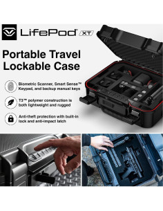 Caja Fuerte Biométrica Impermeable VAULTEK LifePod XT 2
