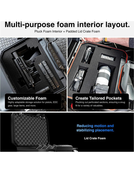 Caja Fuerte Biométrica Impermeable VAULTEK LifePod XT