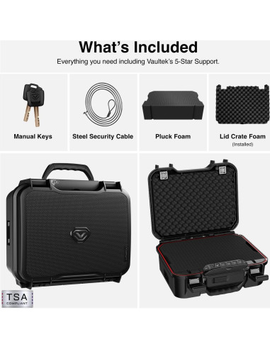 Caja Fuerte Biométrica Impermeable VAULTEK LifePod XT