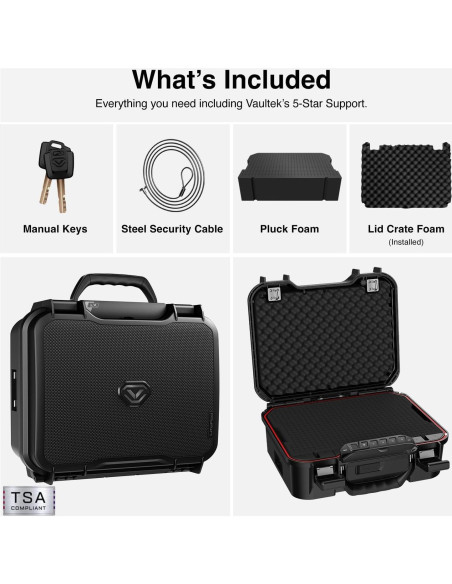 Caja Fuerte Biométrica Impermeable VAULTEK LifePod XT