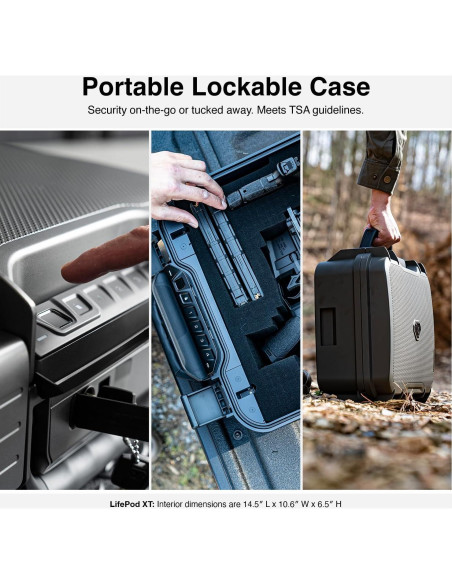 Caja Fuerte Biométrica Impermeable VAULTEK LifePod XT