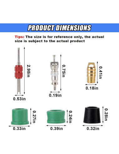 Kit de Reparación A/C Automotriz DUSCOKE 71 Piezas