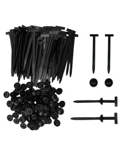 Kit de Sujetadores de Cable de Nylon GIroiyai 100 Piezas