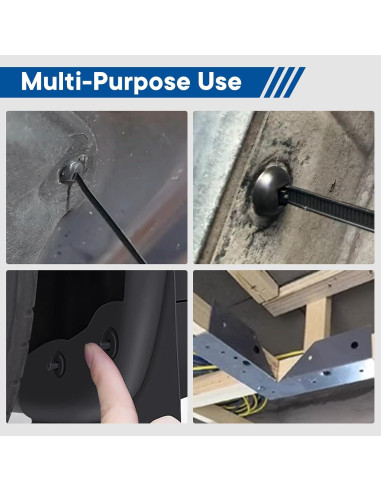 Kit de Sujetadores de Cable de Nylon GIroiyai 100 Piezas