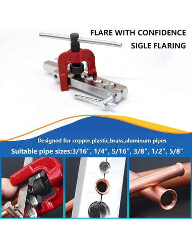 Kit de Línea de Freno 3/16" smseace 25 FT con Herramientas