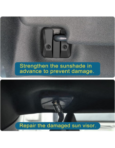 Kit de Reparación de Visera Solar Veharvim para Dodge RAM 1500 2