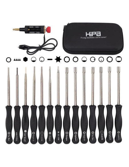 Hipa Kit de 14 Herramientas de Ajuste de Carburador y Probador de Chispa