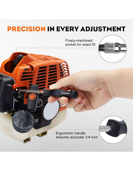 Hipa Kit de 14 Herramientas de Ajuste de Carburador y Probador de Chispa