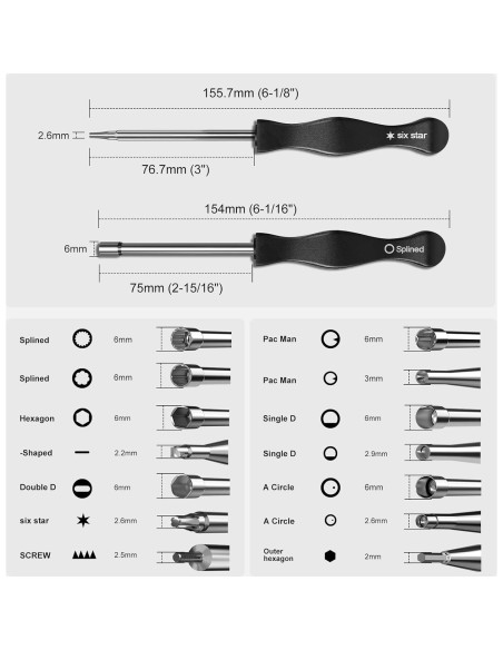 Hipa Kit de 14 Herramientas de Ajuste de Carburador y Probador de Chispa
