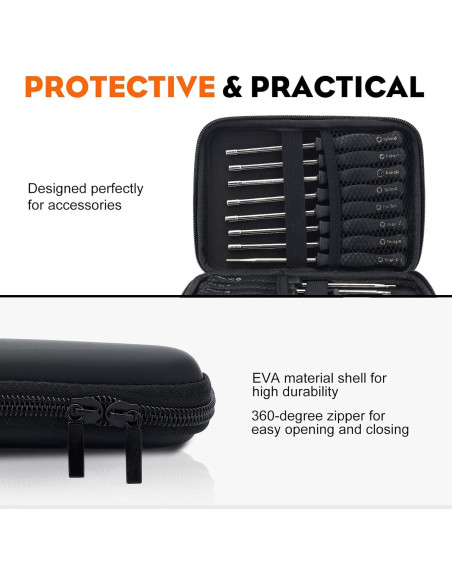 Hipa Kit de 14 Herramientas de Ajuste de Carburador y Probador de Chispa