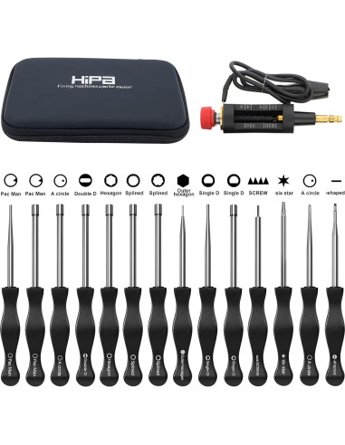 Hipa Kit de 14 Herramientas de Ajuste de Carburador y Probador de Chispa