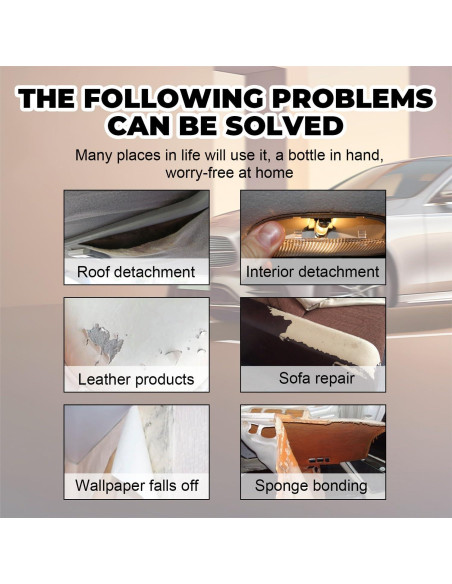 200 ML Pegamento Rápido YAMVXIC para Techo de Coche