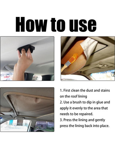 200 ML Pegamento Rápido YAMVXIC para Techo de Coche