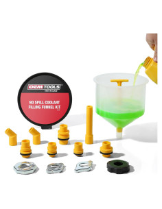 Kit de embudo de refrigerante sin derrames OEMTOOLS 15 piezas