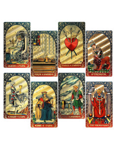 Baraja de Tarot KIINO 78 Cartas con Caja de Regalo y Guía