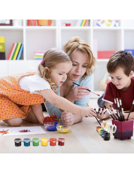 36 Tarros de Pintura Vacíos 5 ml con Tapas - BAGTeck