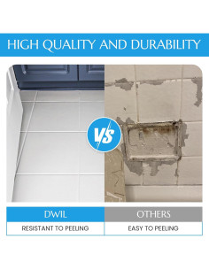 Pintura para Azulejos DWIL 33 oz Semibrillante Blanca - Secado Rápido 2