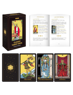 Baraja de Tarot Clásica Wyspell con Guía para Principiantes