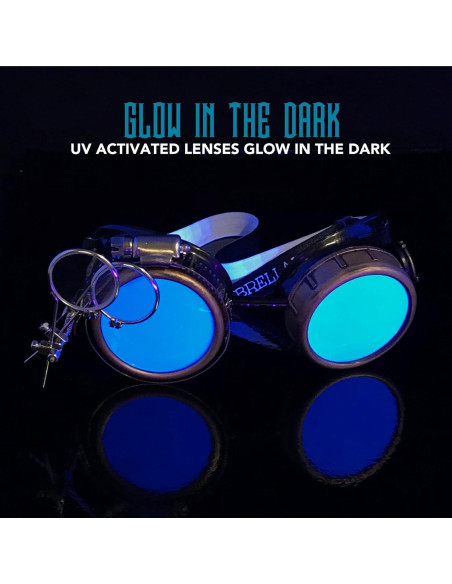 Gafas Steampunk UMBRELLALABORATORY con Lentes de Aumento Gafas Steampunk UMBRELLALABORATORY con Lentes de Aumento