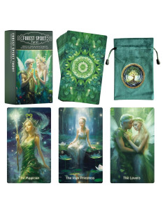 Cartas de Tarot Elfo Mekasthos 78 Piezas con Guía