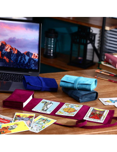 4 Fundas de Terciopelo para Cartas del Tarot Zhengmy 40x12 cm 2