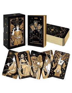 Baraja de Tarot Wyspell Oro Starlight con Guía - Principiantes
